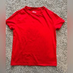 Cat & Jack Red Short Sleeve Tee